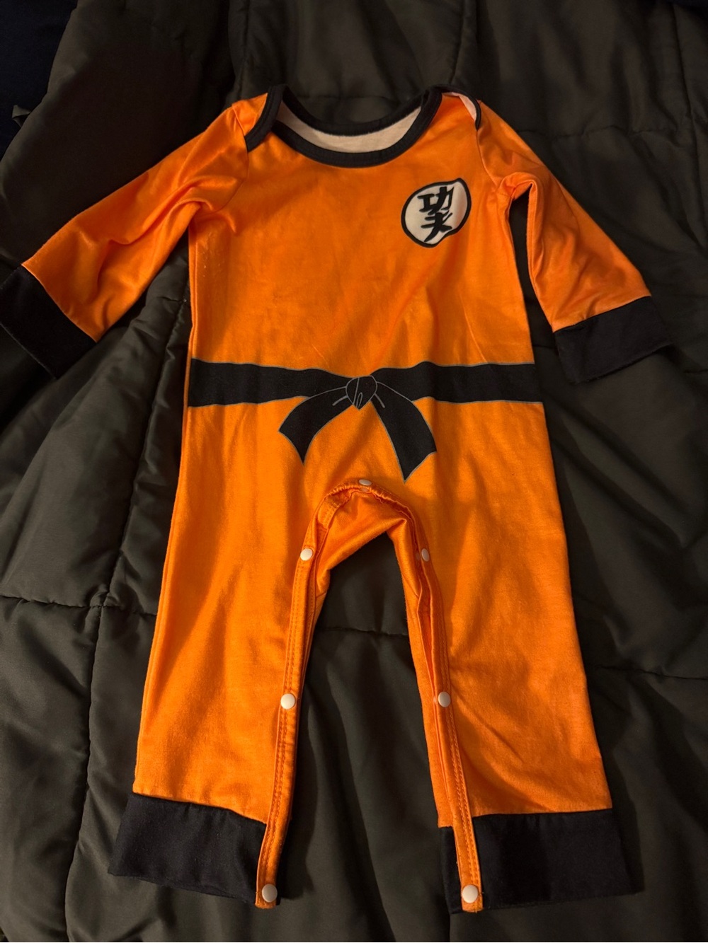 Shein 6-9m baby dragon ball z outfit
